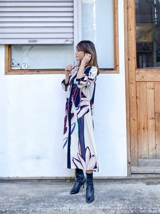 ORIGINATED IN GRACE CONTINENTAL yukimi yonee コーディネート画像