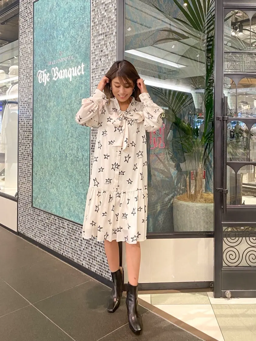 ORIGINATED IN GRACE CONTINENTAL yukimi yonee コーディネート画像