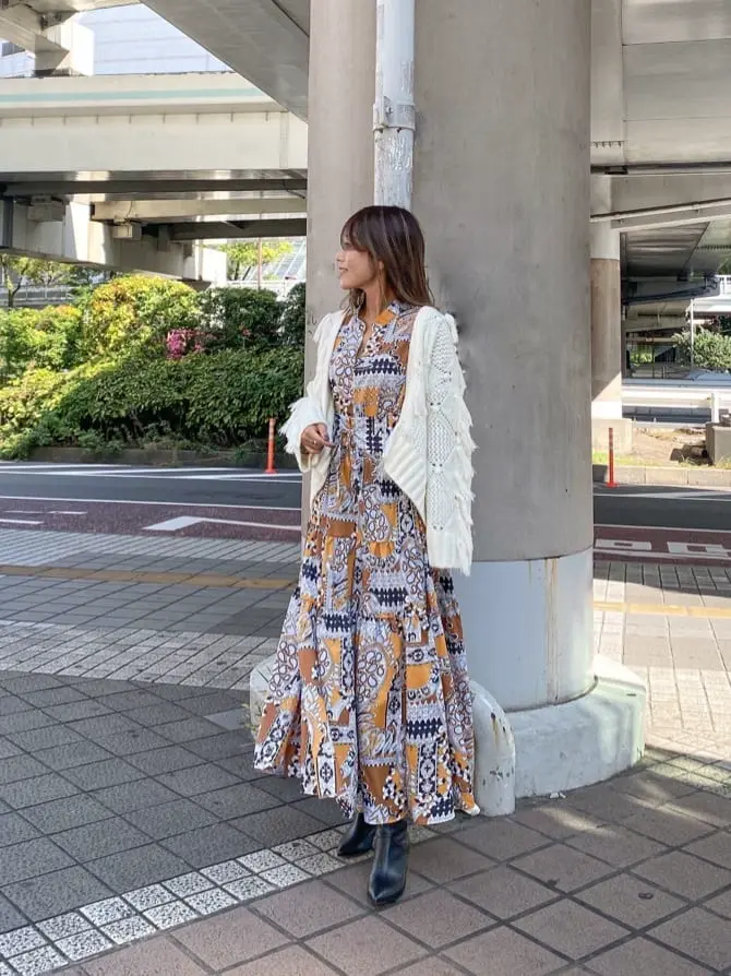 ORIGINATED IN GRACE CONTINENTAL yukimi yonee コーディネート画像