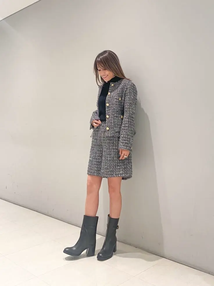 ORIGINATED IN GRACE CONTINENTAL yukimi yonee コーディネート画像