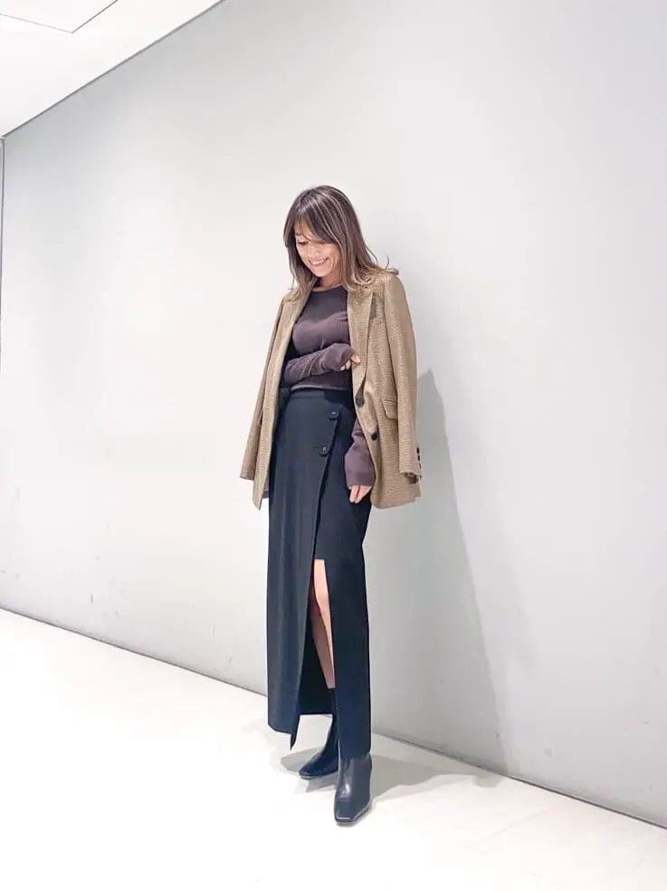 ORIGINATED IN GRACE CONTINENTAL yukimi yonee コーディネート画像