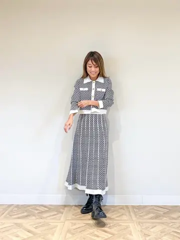 ORIGINATED IN GRACE CONTINENTAL yukimi yonee コーディネート画像