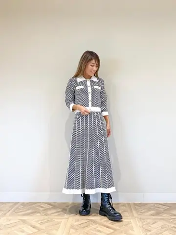 ORIGINATED IN GRACE CONTINENTAL yukimi yonee コーディネート画像