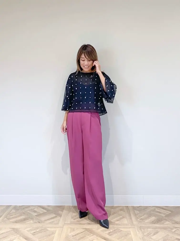 ORIGINATED IN GRACE CONTINENTAL yukimi yonee コーディネート画像