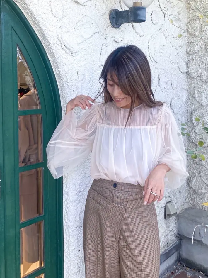 ORIGINATED IN GRACE CONTINENTAL yukimi yonee コーディネート画像