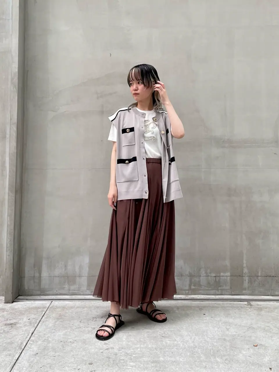 ORIGINATED IN GRACE CONTINENTAL 三浦　芙優 コーディネート画像