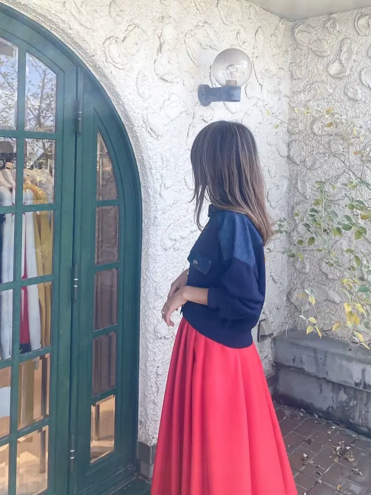 ORIGINATED IN GRACE CONTINENTAL yukimi yonee コーディネート画像