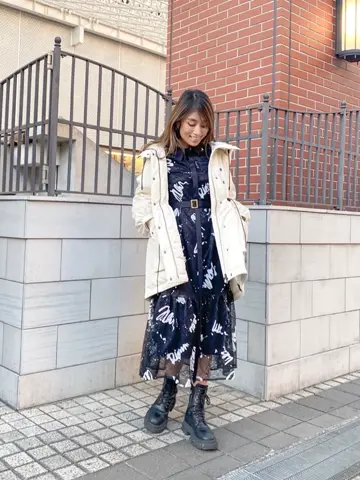 ORIGINATED IN GRACE CONTINENTAL yukimi yonee コーディネート画像