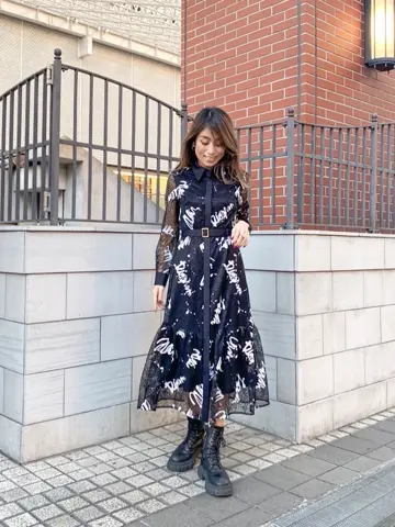 ORIGINATED IN GRACE CONTINENTAL yukimi yonee コーディネート画像