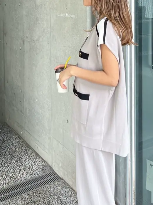 ORIGINATED IN GRACE CONTINENTAL yukimi yonee コーディネート画像