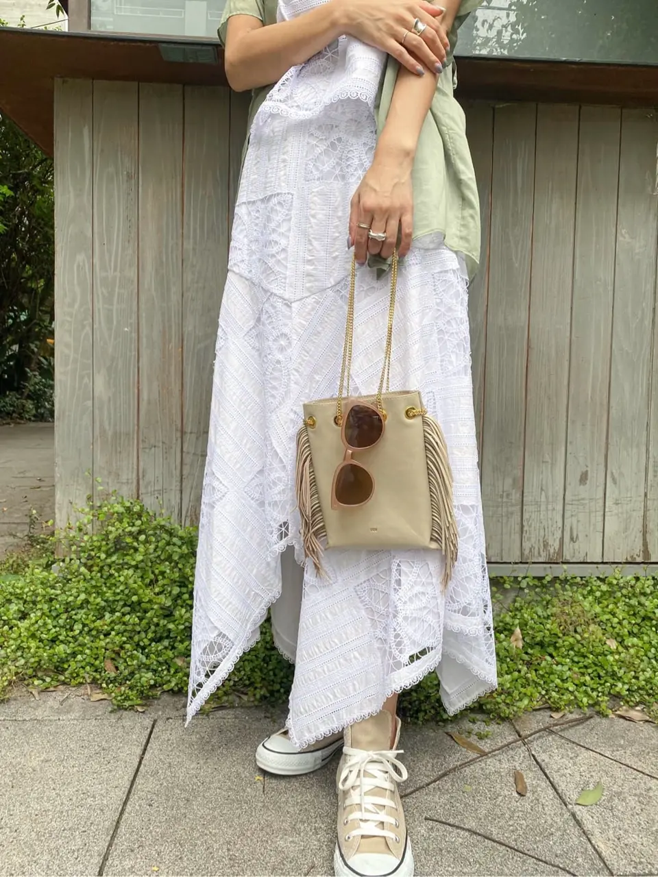 ORIGINATED IN GRACE CONTINENTAL yukimi yonee コーディネート画像