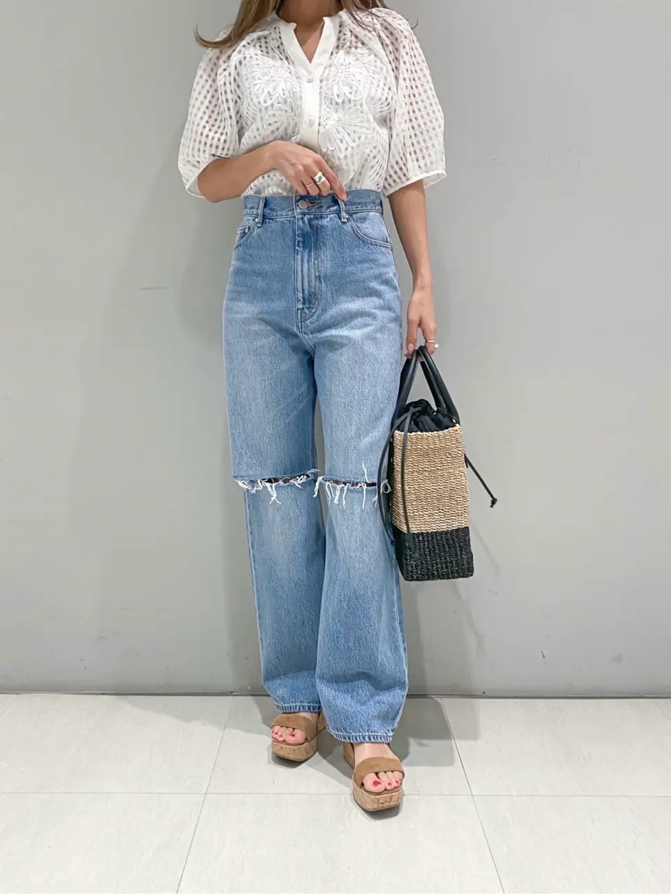 ORIGINATED IN GRACE CONTINENTAL yukimi yonee コーディネート画像