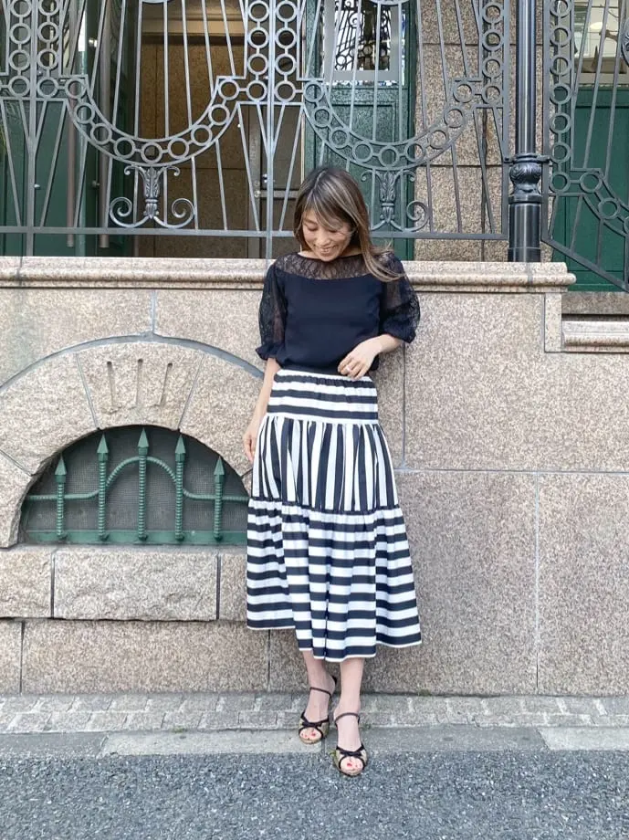 ORIGINATED IN GRACE CONTINENTAL yukimi yonee コーディネート画像