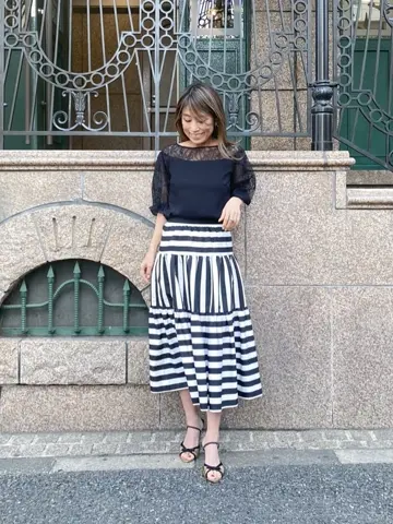 ORIGINATED IN GRACE CONTINENTAL yukimi yonee コーディネート画像