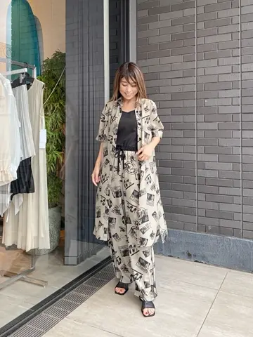 ORIGINATED IN GRACE CONTINENTAL yukimi yonee コーディネート画像