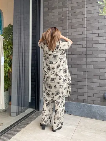 ORIGINATED IN GRACE CONTINENTAL yukimi yonee コーディネート画像