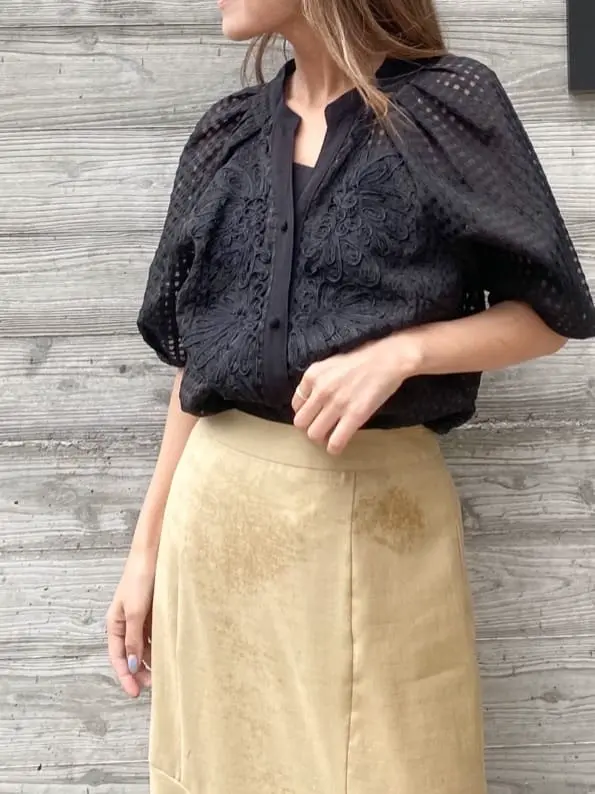 ORIGINATED IN GRACE CONTINENTAL yukimi yonee コーディネート画像