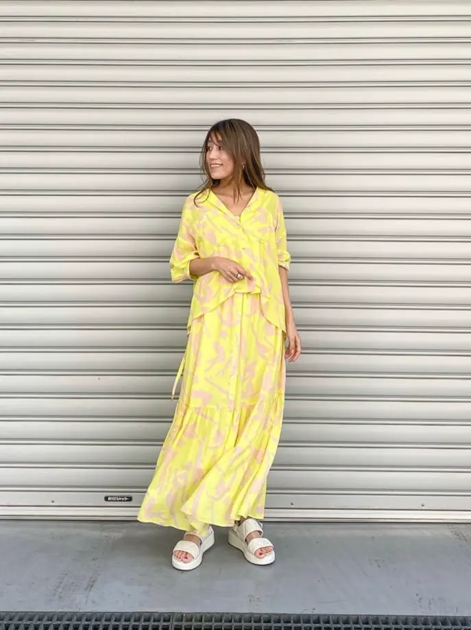 ORIGINATED IN GRACE CONTINENTAL yukimi yonee コーディネート画像