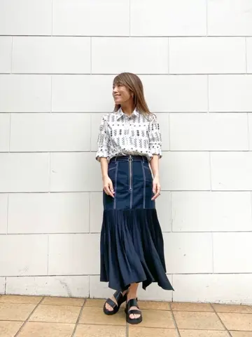 ORIGINATED IN GRACE CONTINENTAL yukimi yonee コーディネート画像