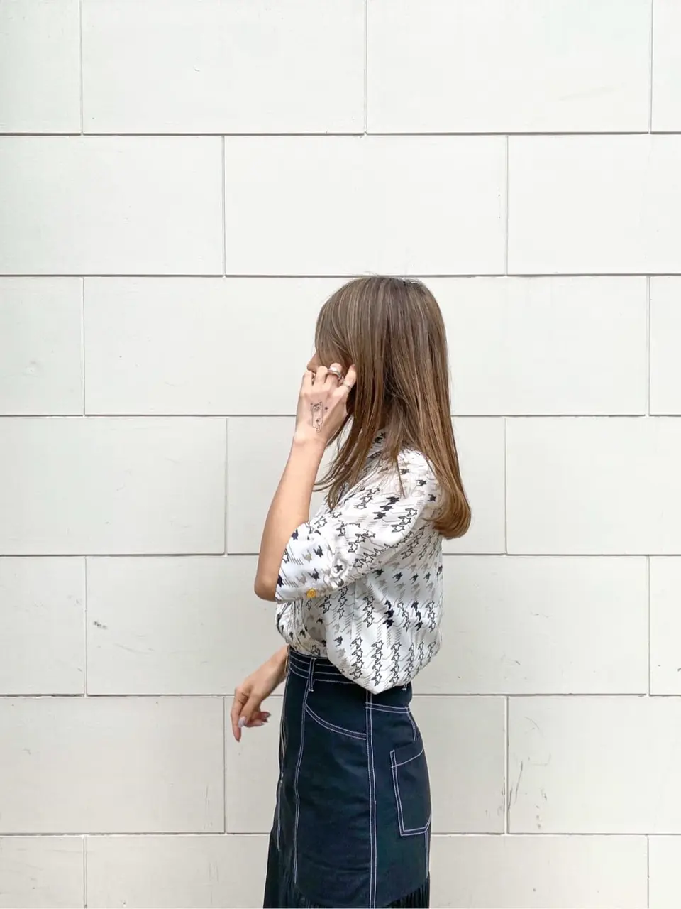 ORIGINATED IN GRACE CONTINENTAL yukimi yonee コーディネート画像