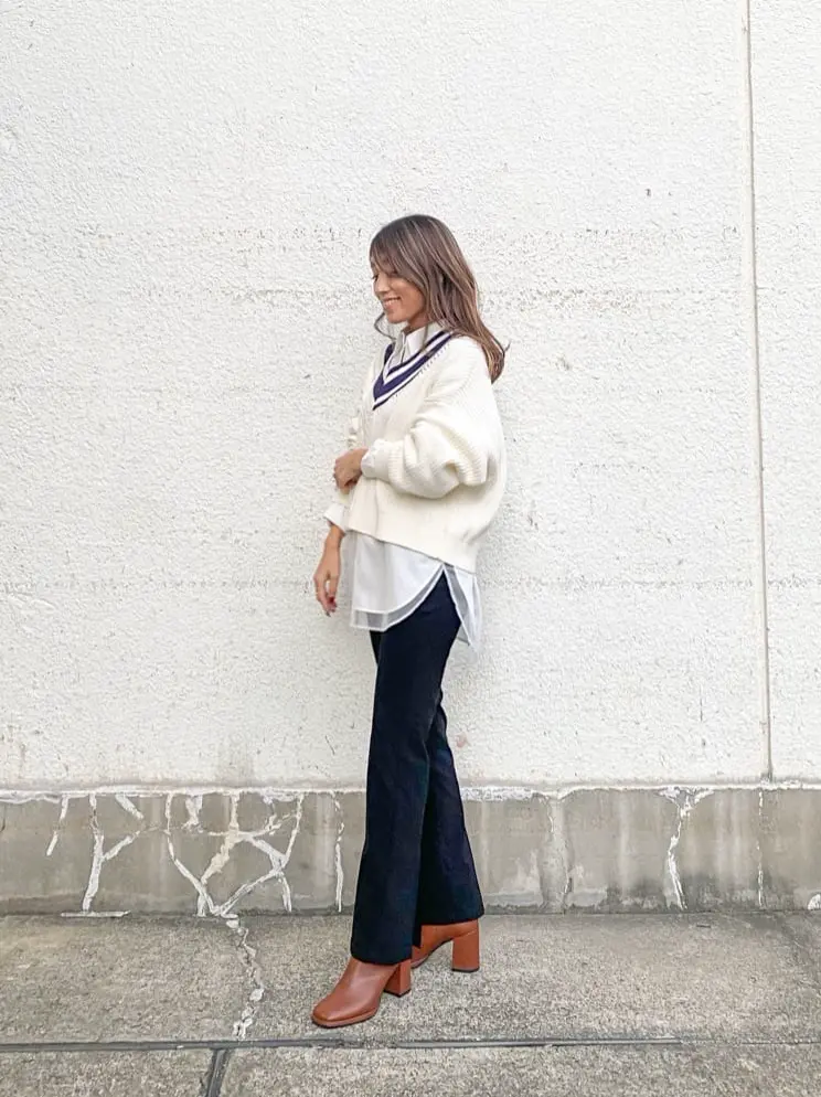 ORIGINATED IN GRACE CONTINENTAL yukimi yonee コーディネート画像