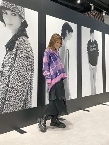 ORIGINATED IN GRACE CONTINENTAL yukimi yonee コーディネート画像