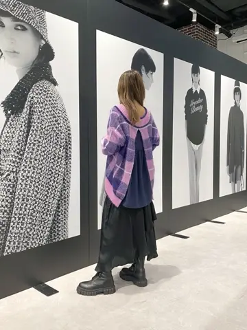 ORIGINATED IN GRACE CONTINENTAL yukimi yonee コーディネート画像