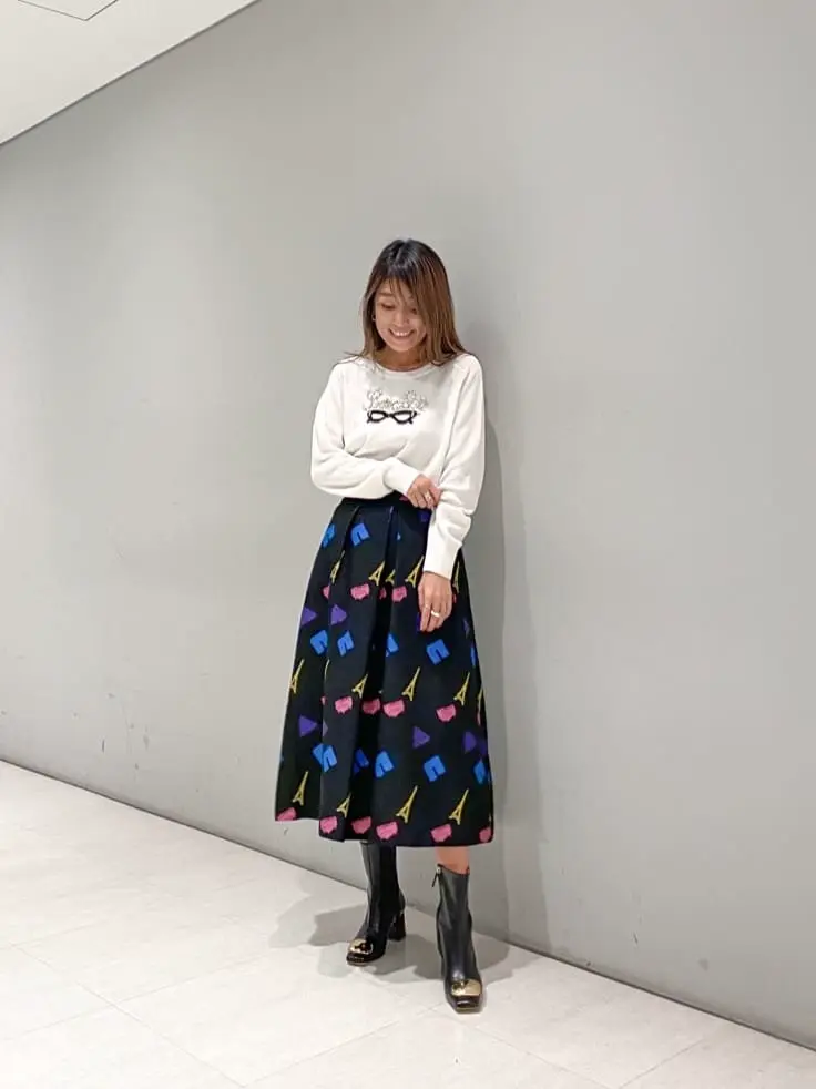 ORIGINATED IN GRACE CONTINENTAL yukimi yonee コーディネート画像