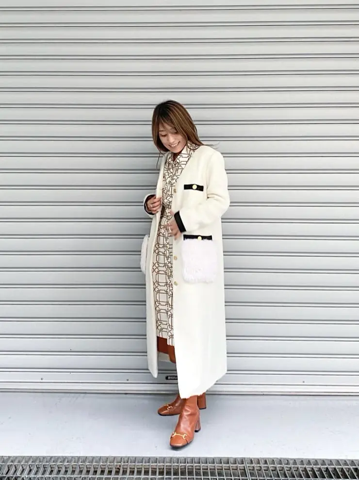 ORIGINATED IN GRACE CONTINENTAL yukimi yonee コーディネート画像