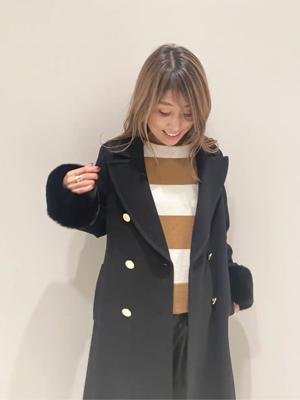 ORIGINATED IN GRACE CONTINENTAL yukimi yonee コーディネート画像