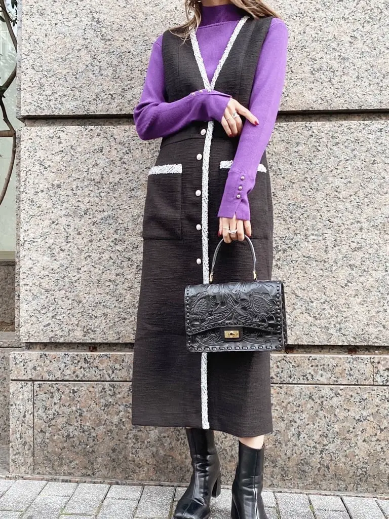 ORIGINATED IN GRACE CONTINENTAL yukimi yonee コーディネート画像