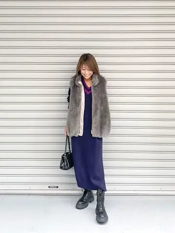 ORIGINATED IN GRACE CONTINENTAL yukimi yonee コーディネート画像