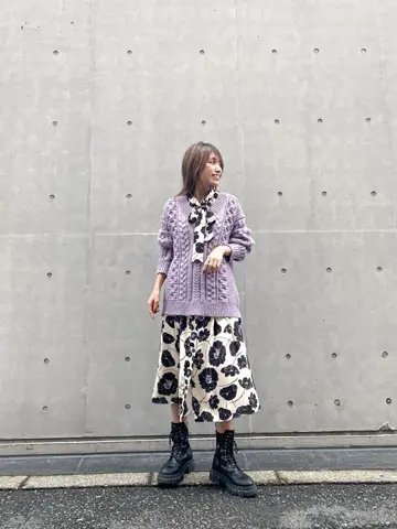 ORIGINATED IN GRACE CONTINENTAL yukimi yonee コーディネート画像