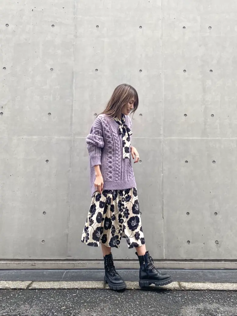 ORIGINATED IN GRACE CONTINENTAL yukimi yonee コーディネート画像