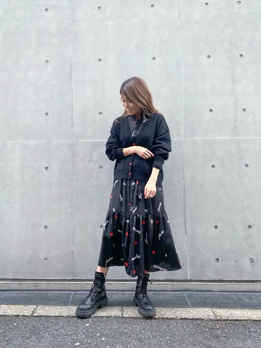 ORIGINATED IN GRACE CONTINENTAL yukimi yonee コーディネート画像