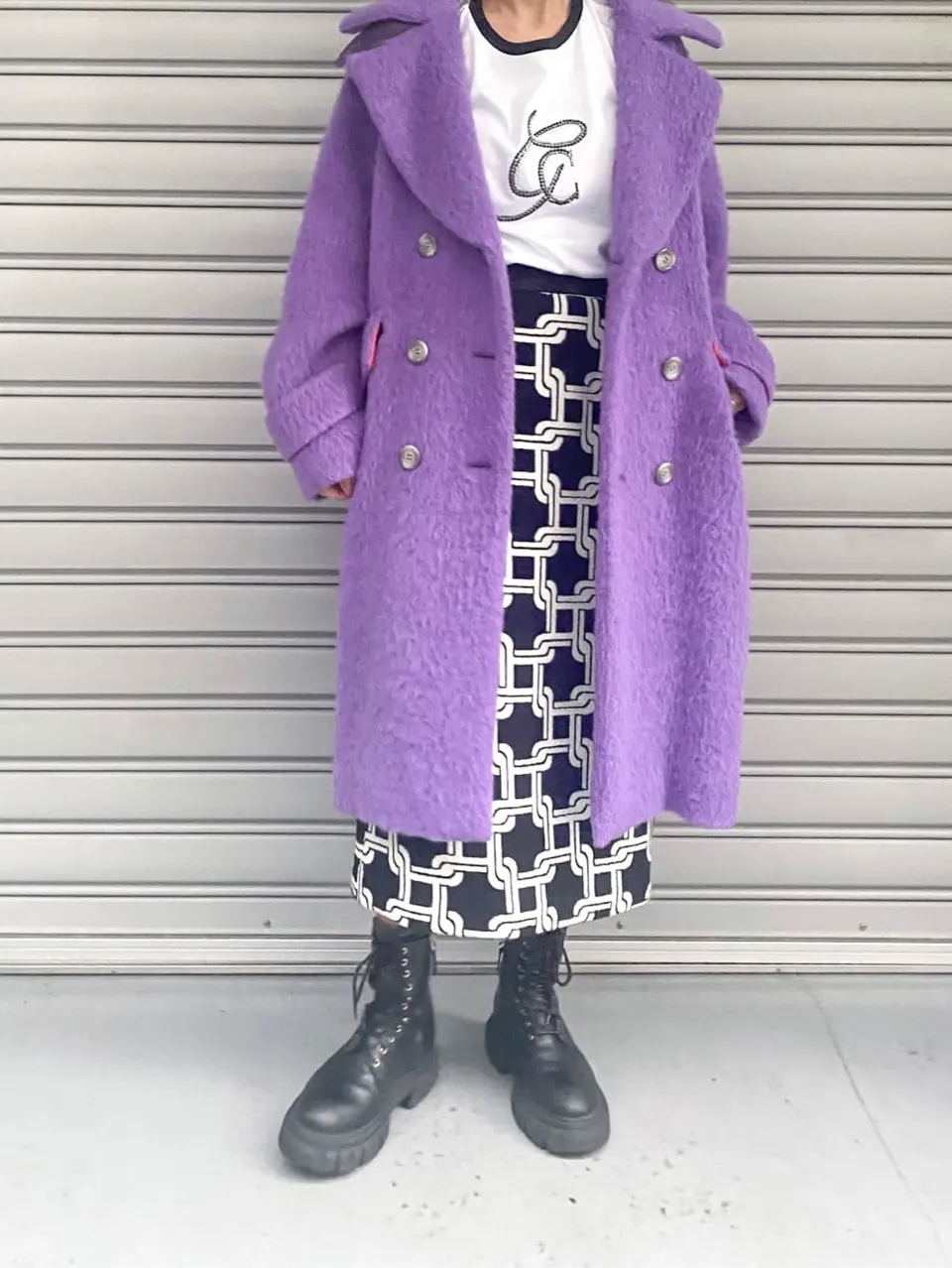 ORIGINATED IN GRACE CONTINENTAL yukimi yonee コーディネート画像