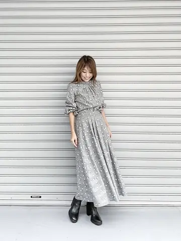 ORIGINATED IN GRACE CONTINENTAL yukimi yonee コーディネート画像