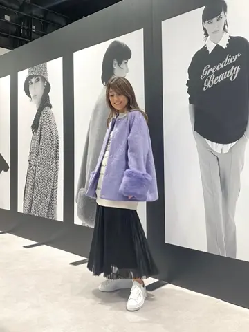 ORIGINATED IN GRACE CONTINENTAL yukimi yonee コーディネート画像