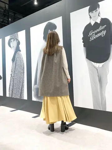 ORIGINATED IN GRACE CONTINENTAL yukimi yonee コーディネート画像