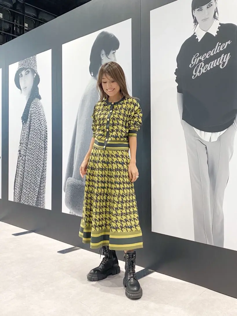 ORIGINATED IN GRACE CONTINENTAL yukimi yonee コーディネート画像