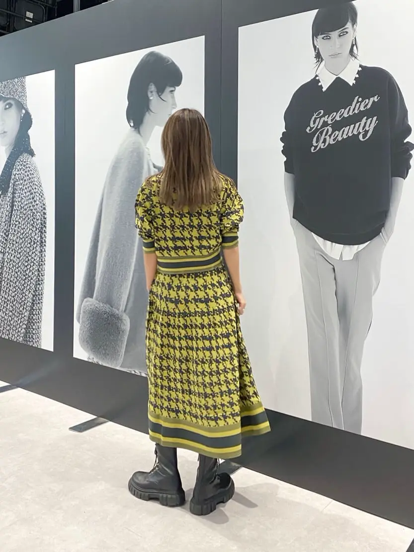 ORIGINATED IN GRACE CONTINENTAL yukimi yonee コーディネート画像