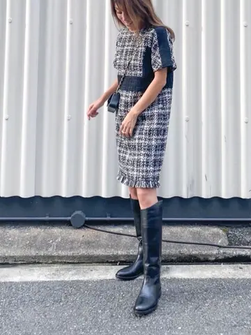 ORIGINATED IN GRACE CONTINENTAL yukimi yonee コーディネート画像