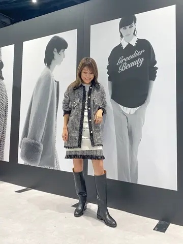 ORIGINATED IN GRACE CONTINENTAL yukimi yonee コーディネート画像