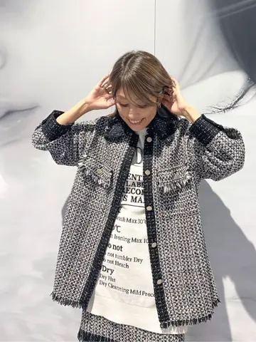 ORIGINATED IN GRACE CONTINENTAL yukimi yonee コーディネート画像