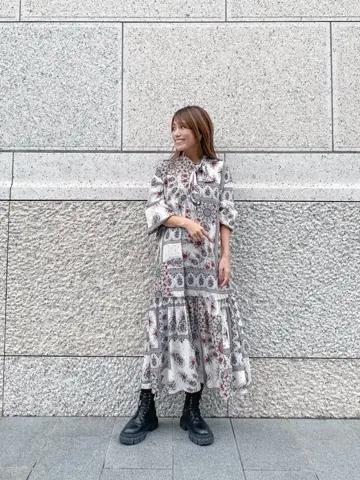 ORIGINATED IN GRACE CONTINENTAL yukimi yonee コーディネート画像