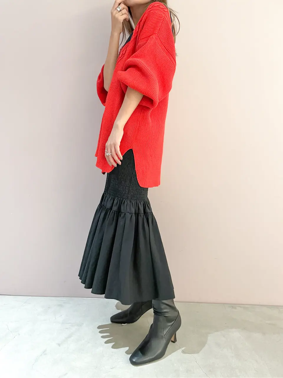 ORIGINATED IN GRACE CONTINENTAL yukimi yonee コーディネート画像