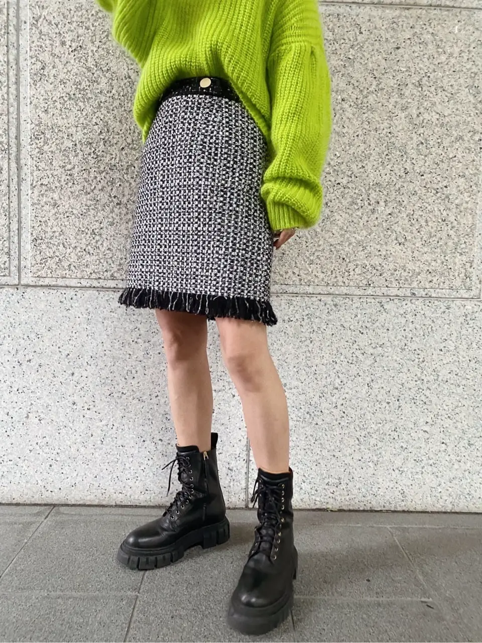 ORIGINATED IN GRACE CONTINENTAL yukimi yonee コーディネート画像