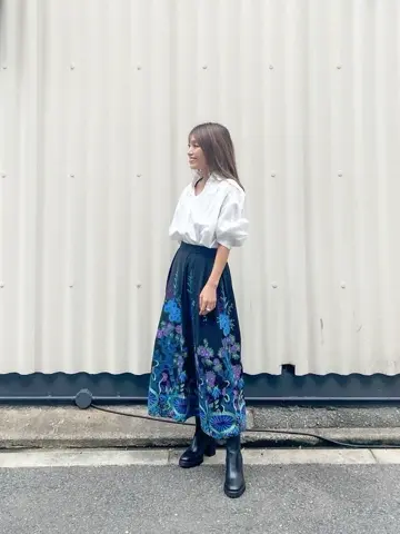 ORIGINATED IN GRACE CONTINENTAL yukimi yonee コーディネート画像