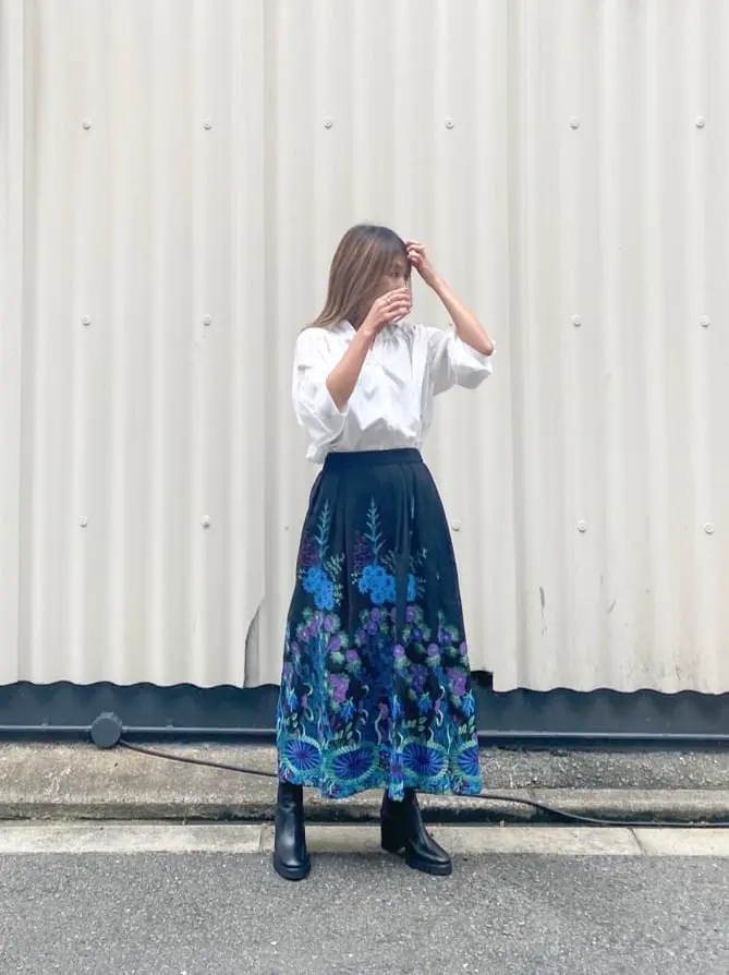 ORIGINATED IN GRACE CONTINENTAL yukimi yonee コーディネート画像