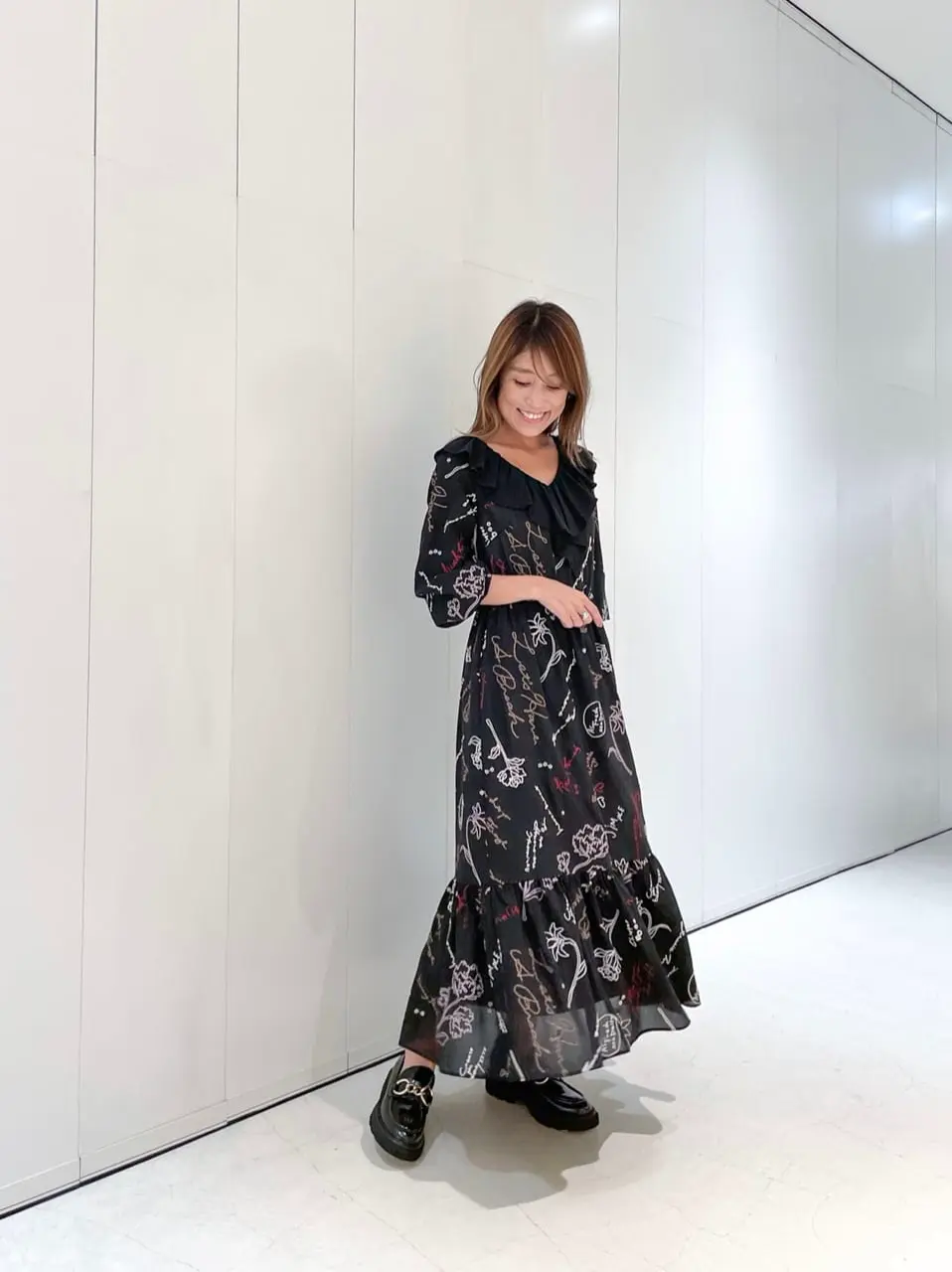 ORIGINATED IN GRACE CONTINENTAL yukimi yonee コーディネート画像